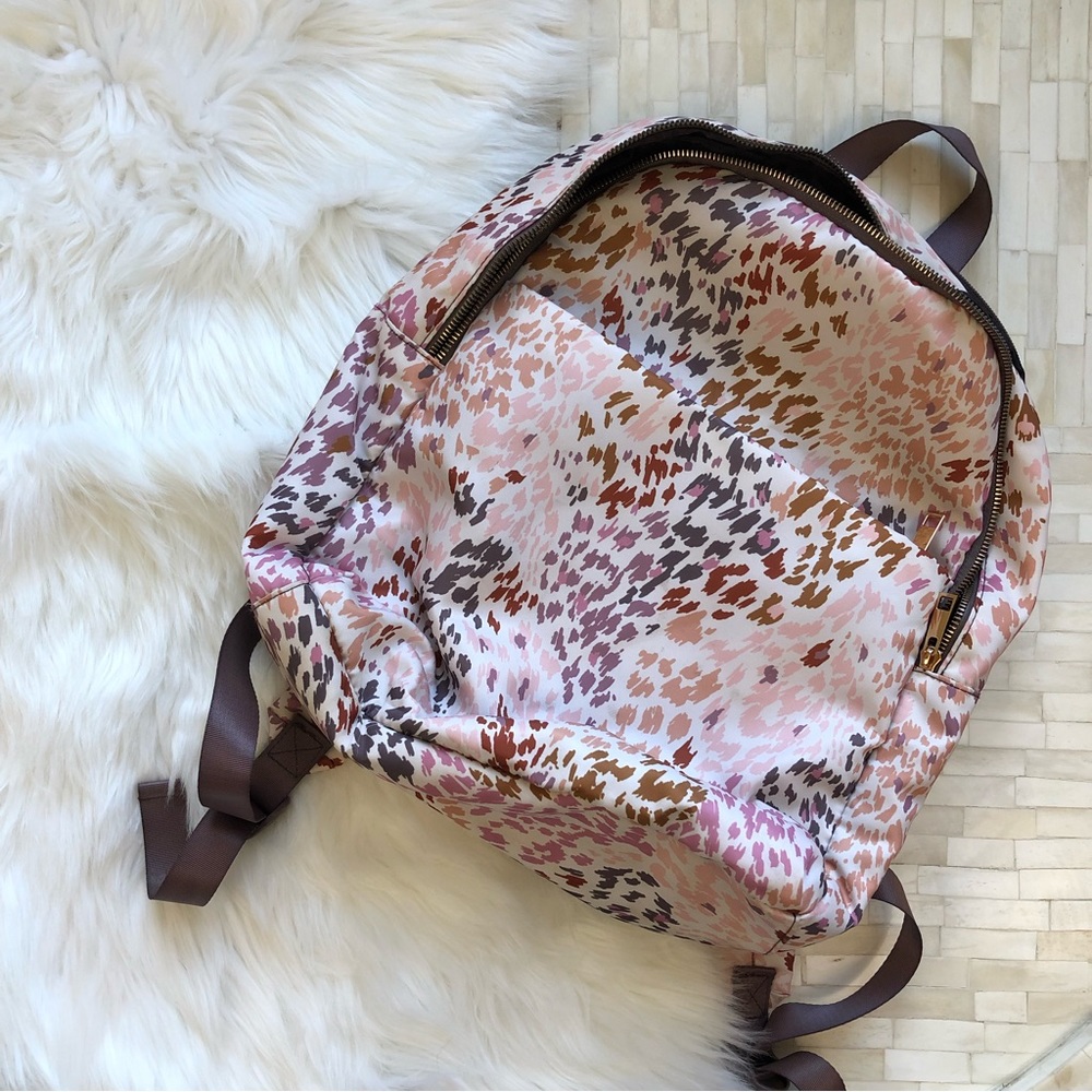 A New Day Pink & Purple Leopard Print Backpack